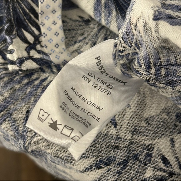 Public Beach Linen Shirt M - Picture 5 of 8